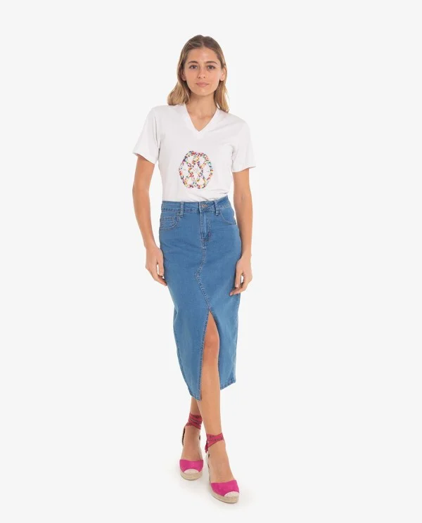 falda midi